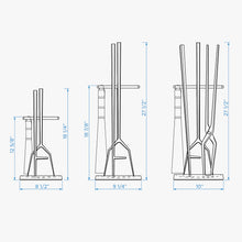 Load image into Gallery viewer, Bronze Hearth Tools, Small - Borough Furnace